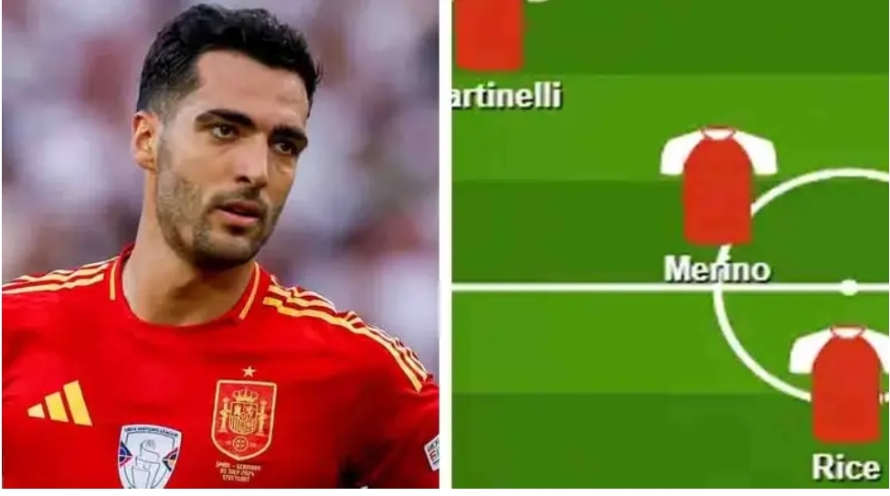 Read more about the article Two ways Arsenal can line-up with potential Mikel Merino signing shown in pics