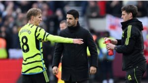 Read more about the article Mikel Arteta says Arsene Wenger ‘told’ him about Martin Odegaard six years before he joined Arsenal