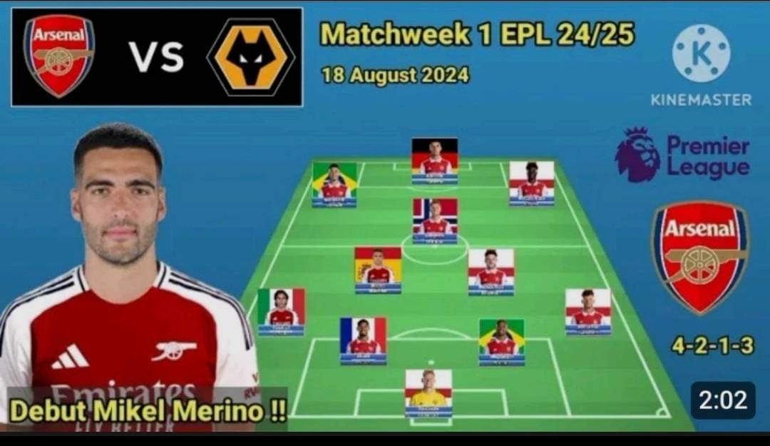 You are currently viewing Mikel Merino done deal, Trossard to start”, Possible Arsenal XI to face Wolves as Mikel Arteta finally makes Ramsdale decision