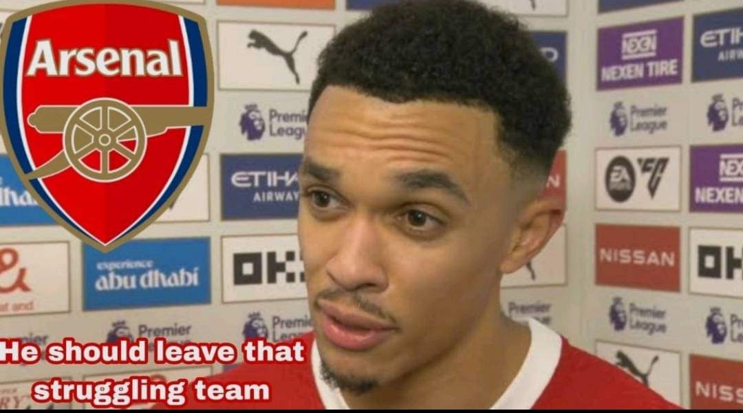 Read more about the article “He deserves to be playing for a big club like Liverpool or City, I told him to find his way out of Arsenal and join us”- Liverpool star Trent Alexander Arnold stated that he told Arsenal’s outstanding player who has 11 goals and 10 assists to stop squandering his career at Arsenal and join Liverpool.- No Saka, no Odegard, no Martinelli.