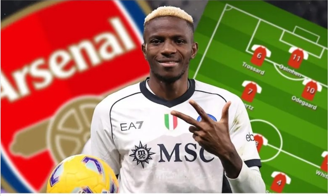 Read more about the article Breaking: Victor Osimhen names Arsenal as a transfer target in a deal with Galatasaray, raising the possibility that the Nigerian striker will sign a contract with Arsenal in January.