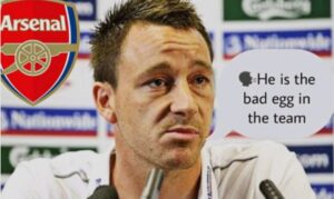 Read more about the article “Arsenal can NEVER win the league with him, he’s a bad egg, he won’t allow Arsenal team to progress”- Chelsea Icon John Terry has warned Mikel Arteta that if he wants to be serious about winning the league, he should sell out his star player, not Havertz, Partey, or Zinchenko.