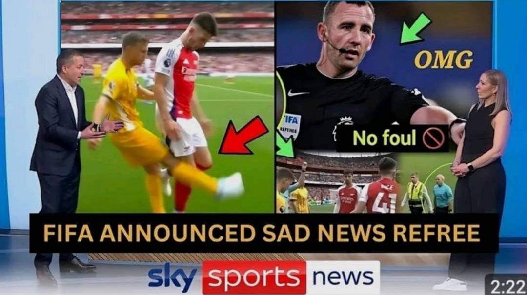 Read more about the article FIFA finally gives devastating judgment on referee Chris Kavanagah for his hasty blunder vs Brighton. He is now suspended from officiating till next year.