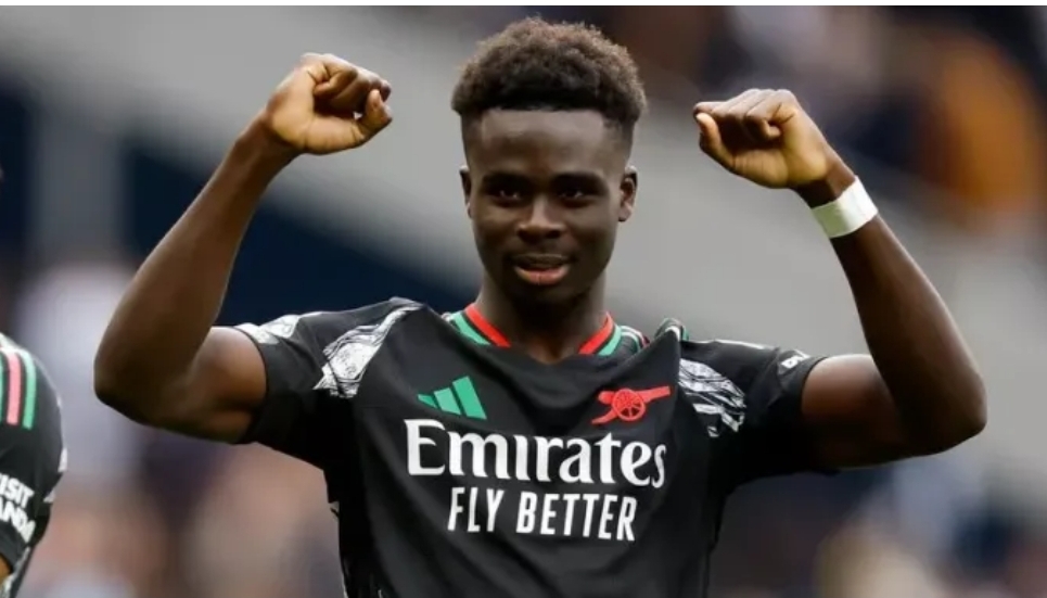 Read more about the article Bukayo Saka Sends Bold Message to Tottenham After Arsenal’s North London Derby Victory